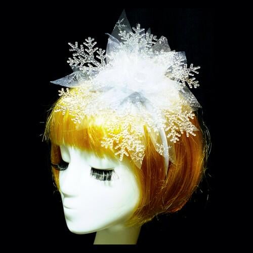 Обруч Seta Decor Снежинка ледяная 17-947WT