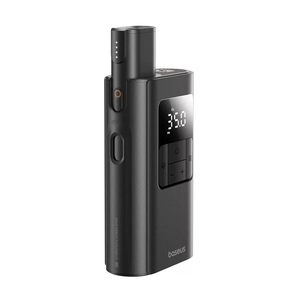 Автомобильный насос BASEUS PrimeTrip VA1 Wired and Wireless 2в1 Tire Inflator Cosmic Black (19503)