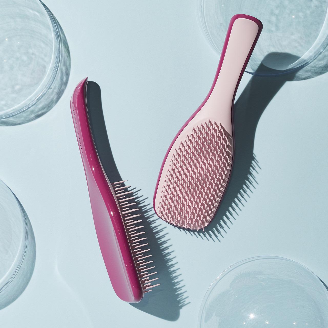 Расческа для волос Tangle Teezer The Wet Detangler Розовый/Малиновый (10979292) - фото 3