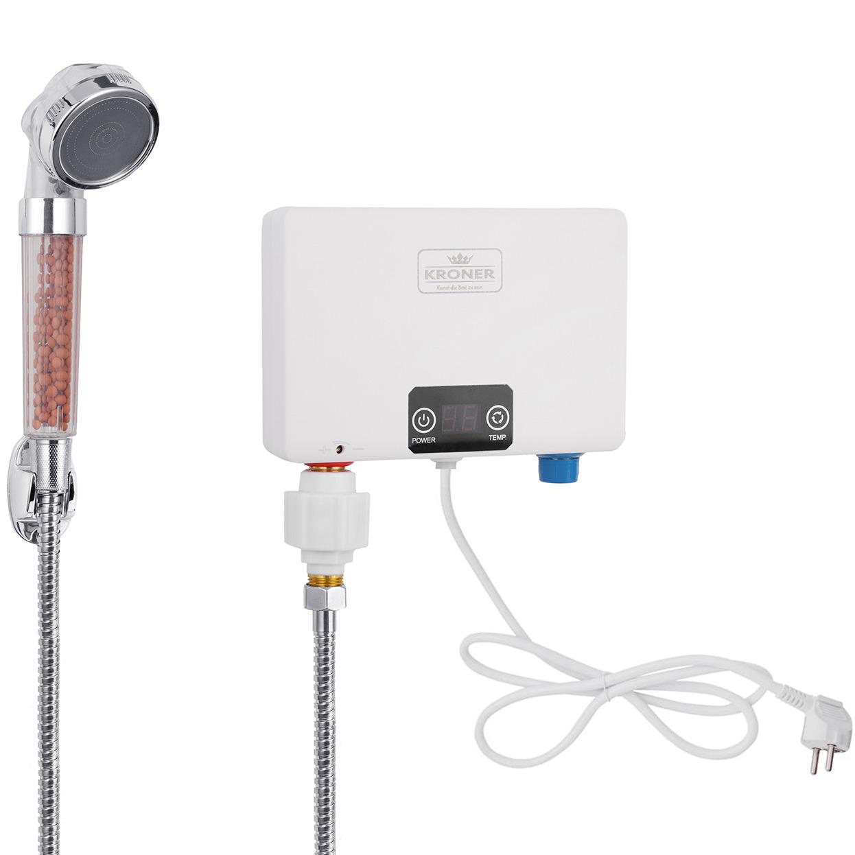 Водонагреватель проточный Kroner KRM Volt - CW200WMDS CV031873 3.5кВт (197322)