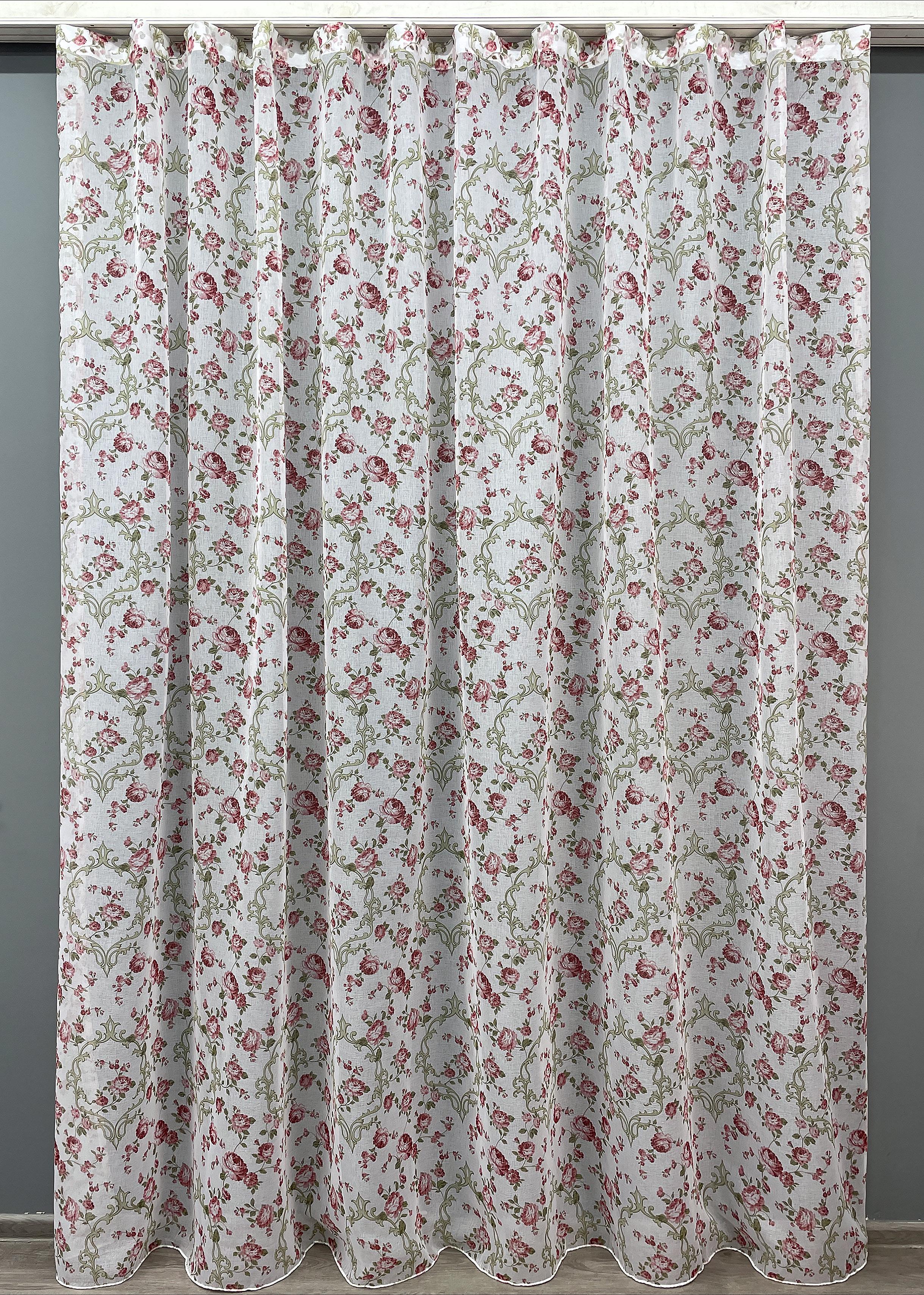 Тюль VR-Textil 415т Flora батист 400х250 см Разноцветный (42-1386)