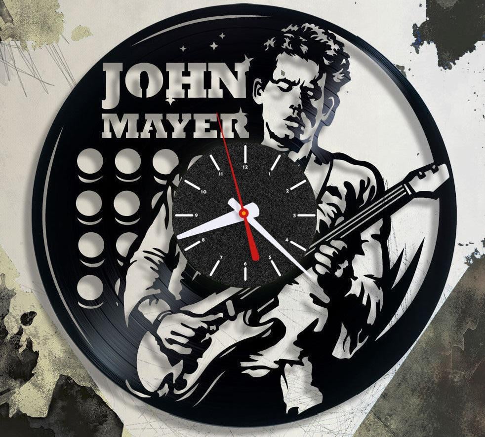 Часы настенные John Mayer 2215 из виниловой пластинки