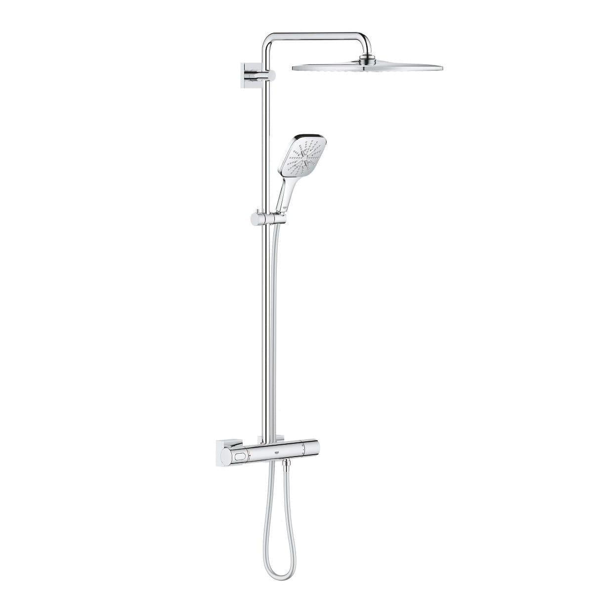 Душевая система Grohe Rainshower Smartactive Cube 310 с термостатом латунь Хром (37521401)