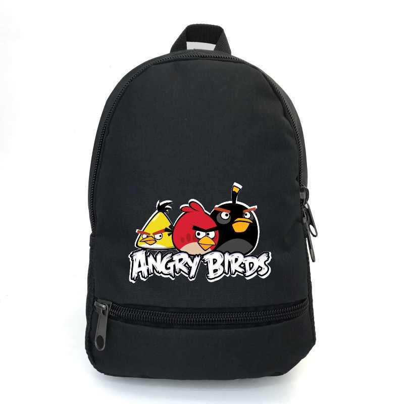 Школьный рюкзак подростковый Cappuccino Toys с принтом Angry Birds ANG-008 12,5 л Черный (2133990332)