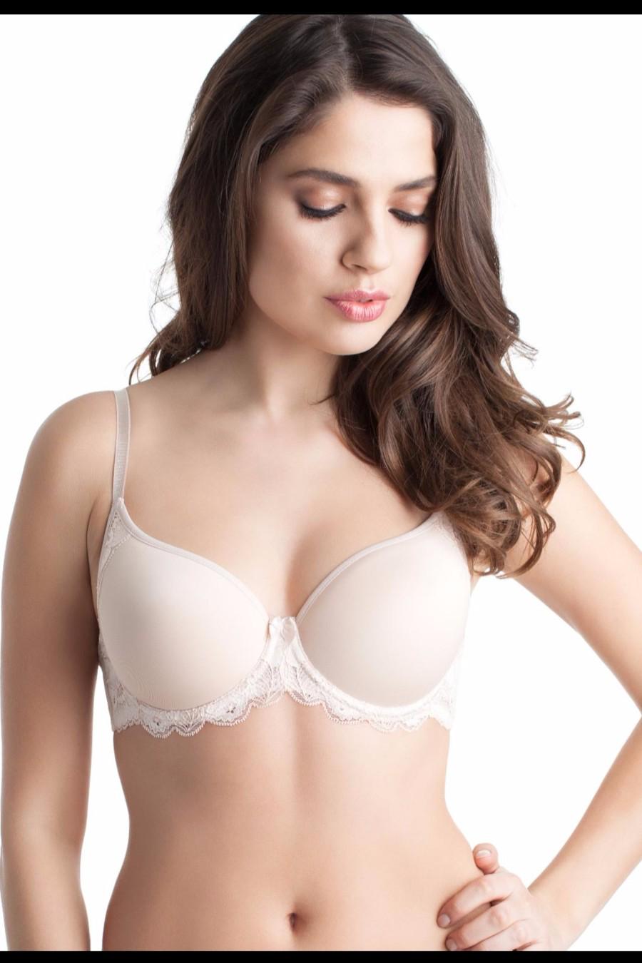 Бюстгальтер с уплотненной чашкой Orhideja 80F Пудровый (67703)