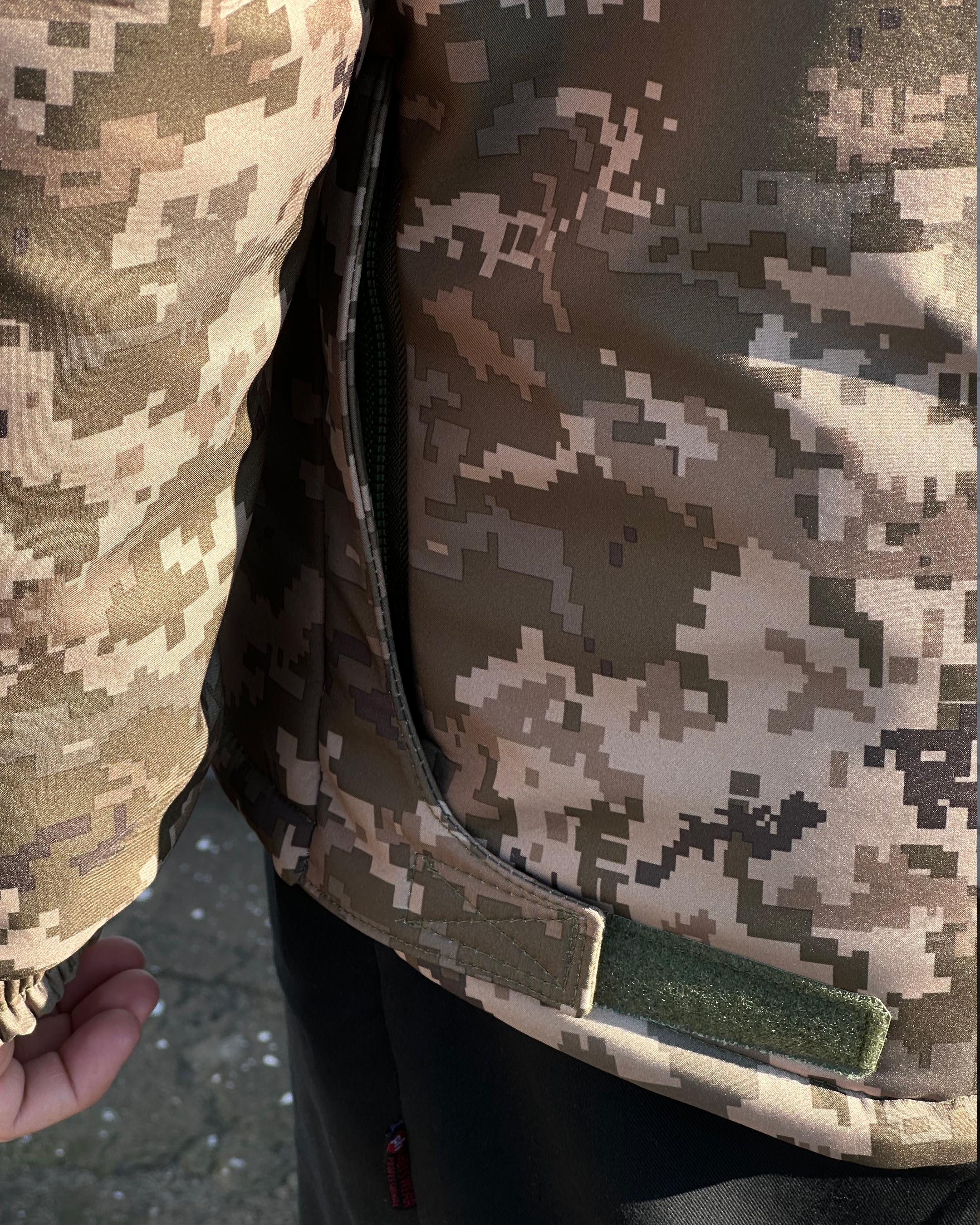 Куртка зимова Cooperr Soft Shell Jacket V 3XL Піксель (KUR-8.4.3XL) - фото 8 Куртка зимова Cooperr Soft Shell Jacket V 3XL Піксель (KUR-8.4.3XL) - фото 8