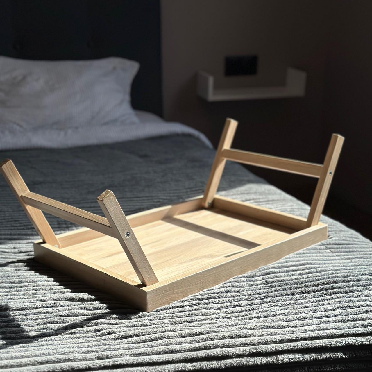 Столик для завтрака из дуба Бежевый (2571930822) - фото 3 Столик для завтрака из дуба Бежевый (2571930822) - фото 3