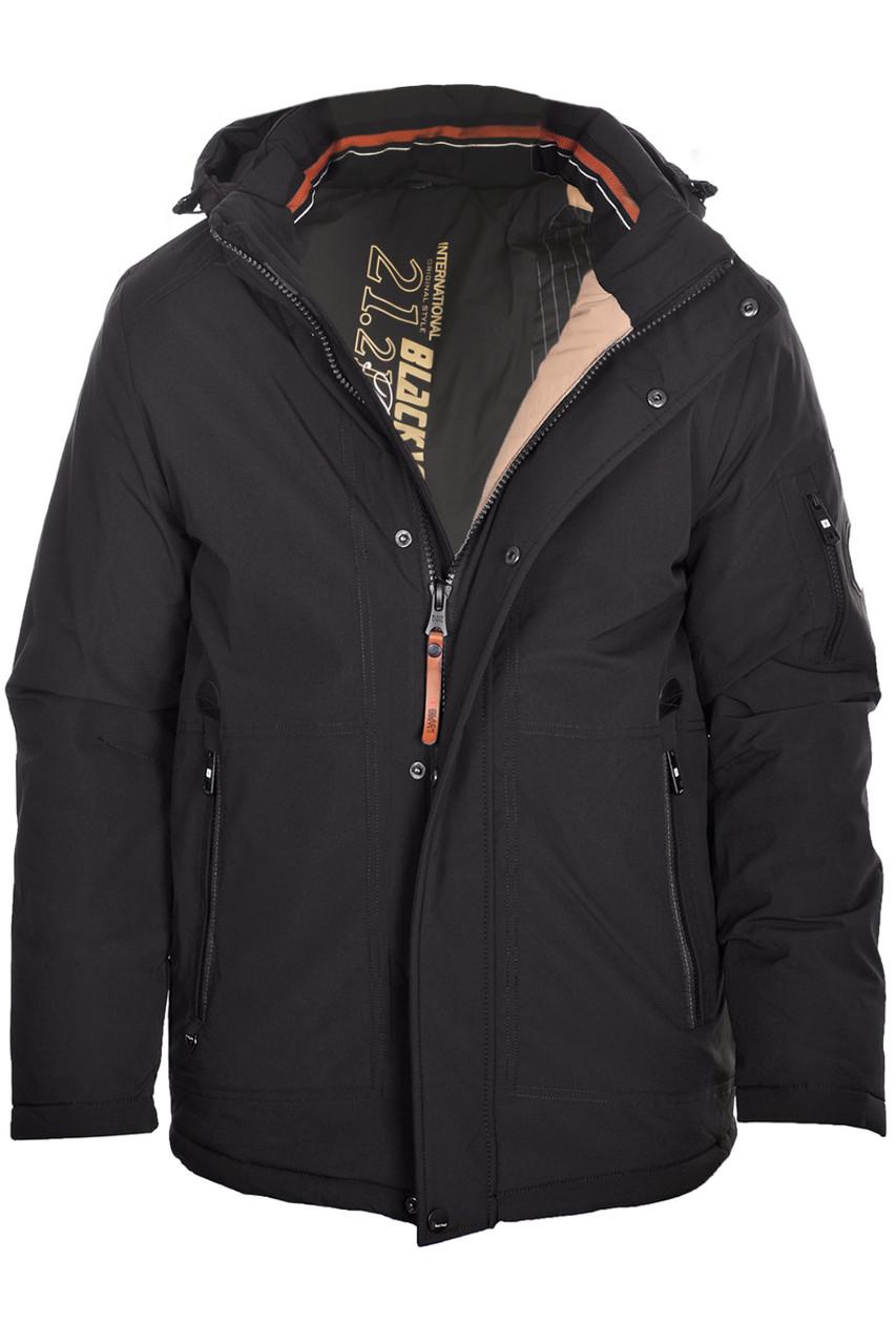 Куртка зимняя мужская Black Vinyl 24-C24-2569L р. 48 Черный (24-C24-2569L_43_48)