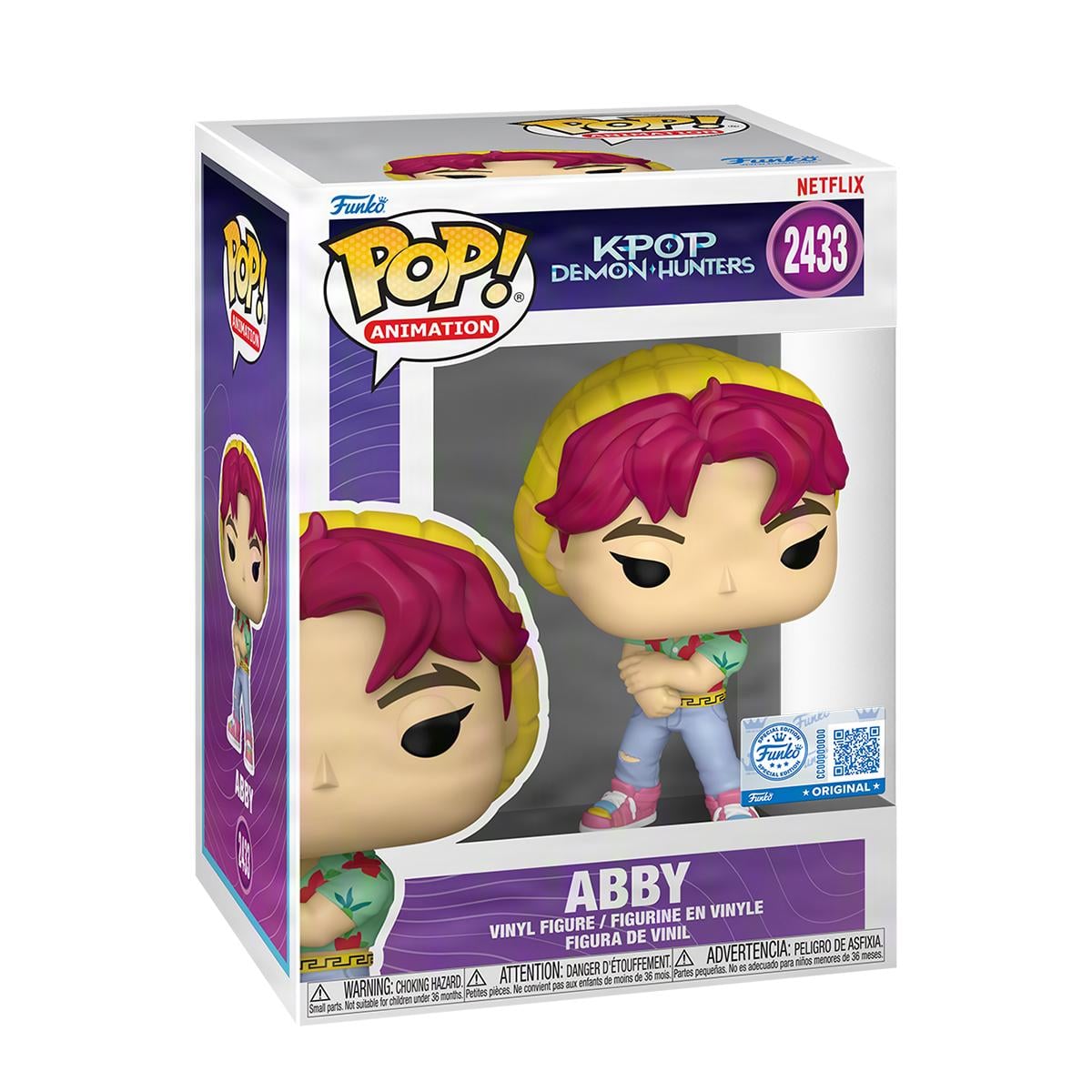 Детская игровая фигурка Funko POP K-Pop Demon Hunters Abby (95802)