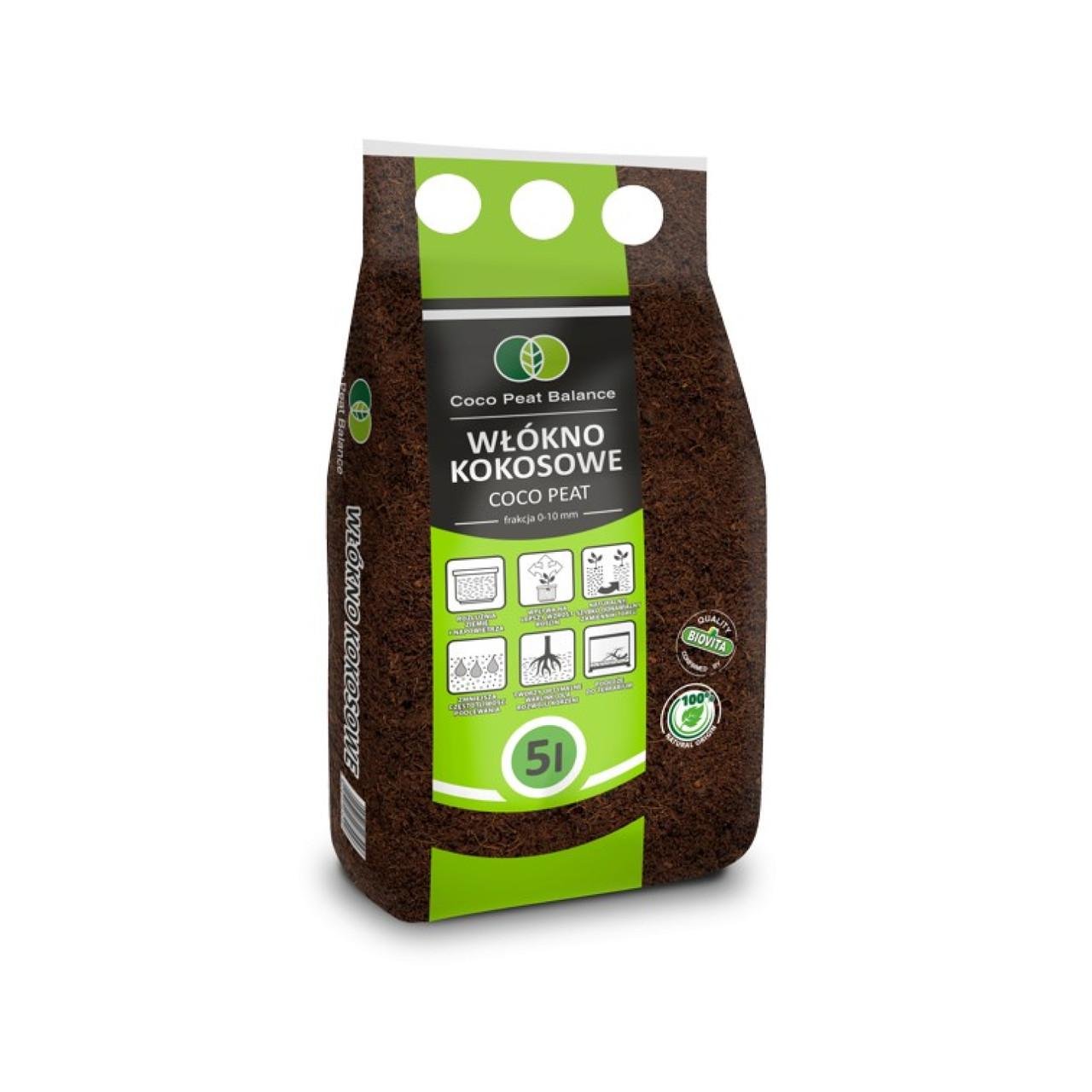 Кокосовое волокно Biovita Coco Peat balance 5 л (A-026053)