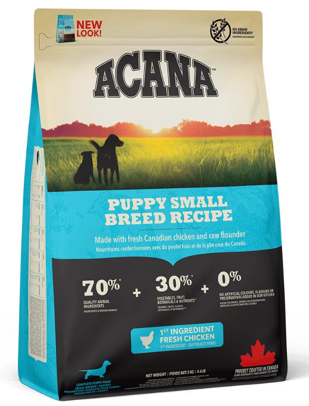Корм сухой для щенков Acana Heritage Puppy Small Breed 2 кг (a50220)