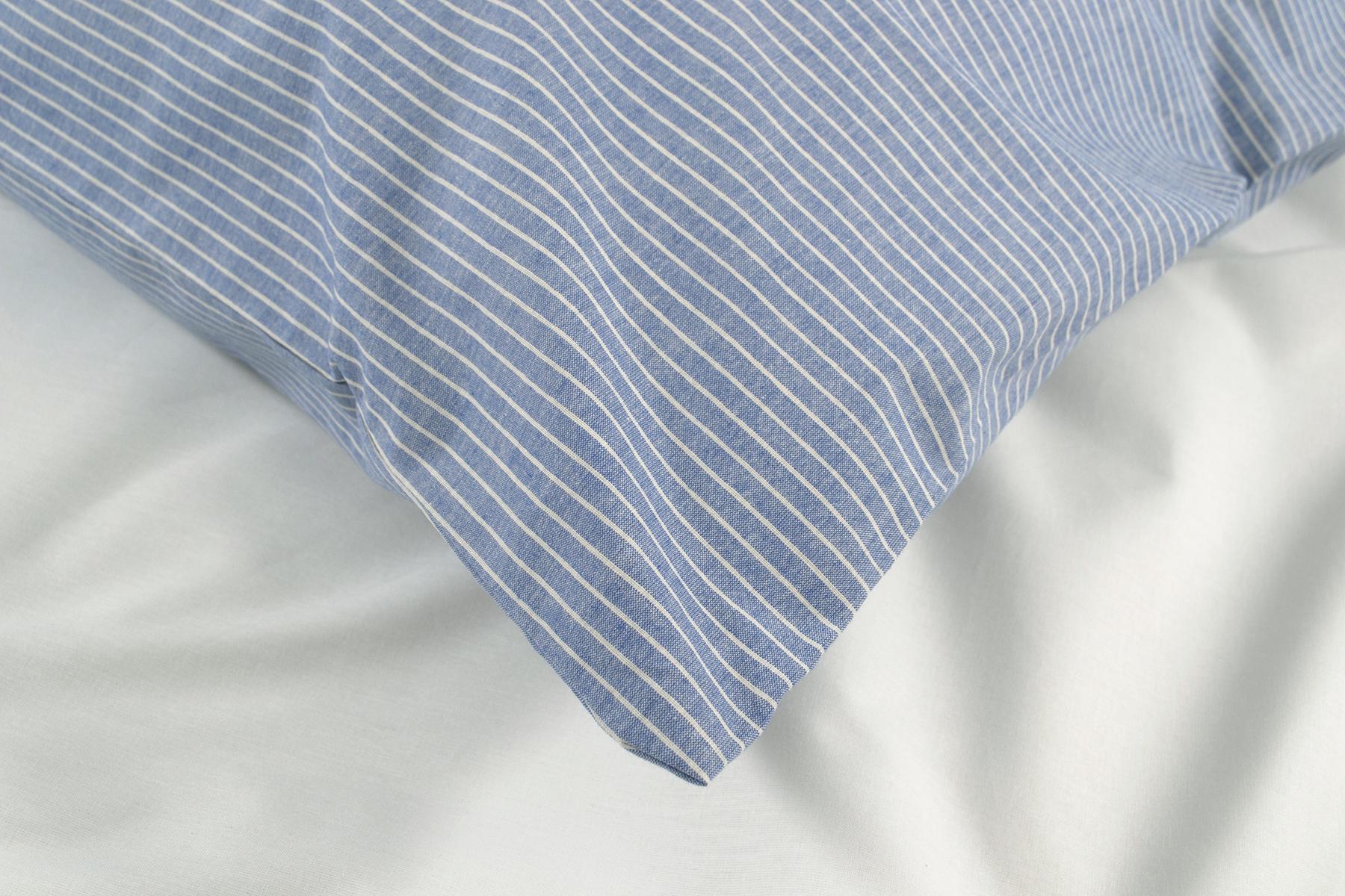 Комплект постельного белья Lotus Home Premium Percale Stripe евро Синий (26668177) - фото 5 Комплект постельного белья Lotus Home Premium Percale Stripe евро Синий (26668177) - фото 5