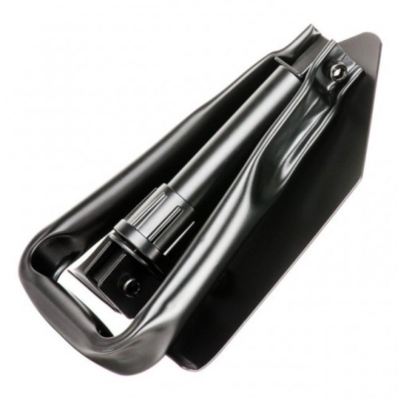 Лопата саперна туристична Intertool AT-0133 складна металева з чохлом довжина 3в1 57 см Чорний - фото 6