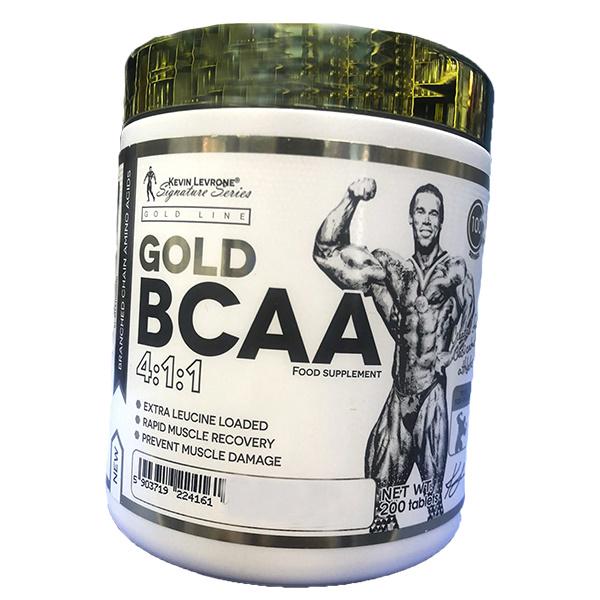 Амінокислота BCAA для спорту Kevin Levrone Gold BCAA  4-1-1 200 Tabs