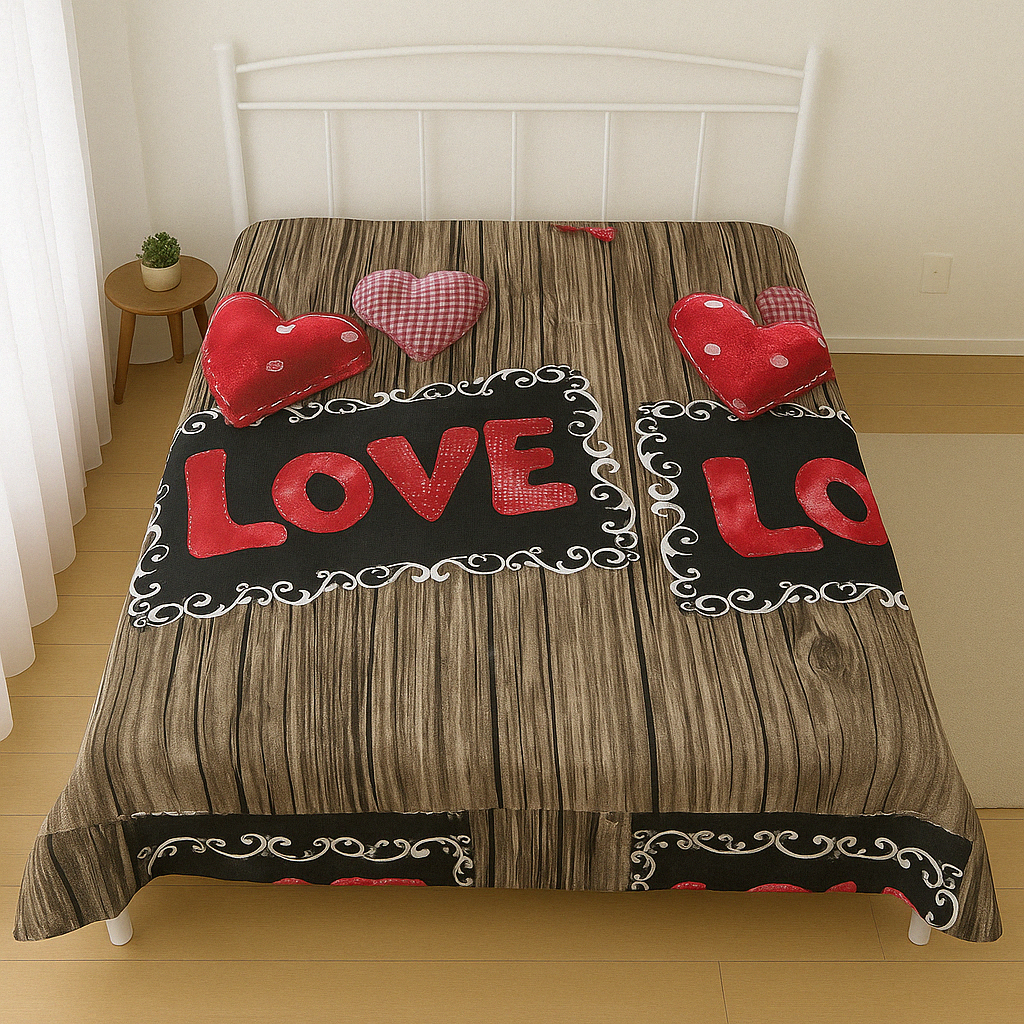 Пододеяльник бязь Love 2 180х220 см (G-0077-2/x180)