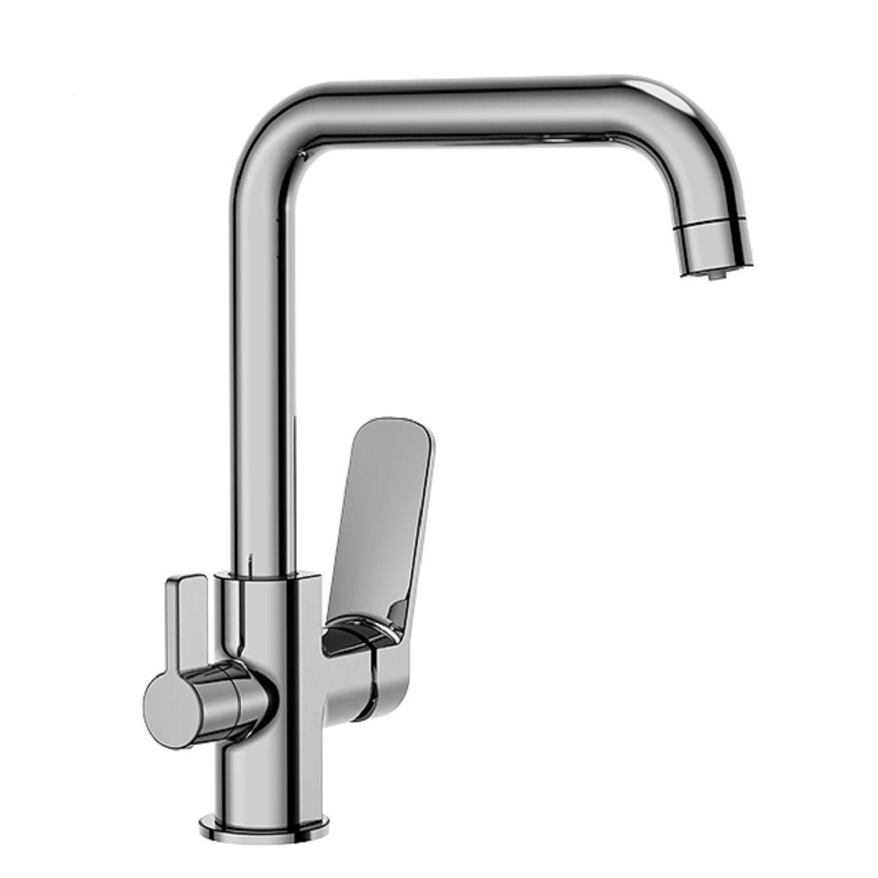 Смеситель Frap для кухни с подключением фильтра питьевой воды Хром (mrg4361)