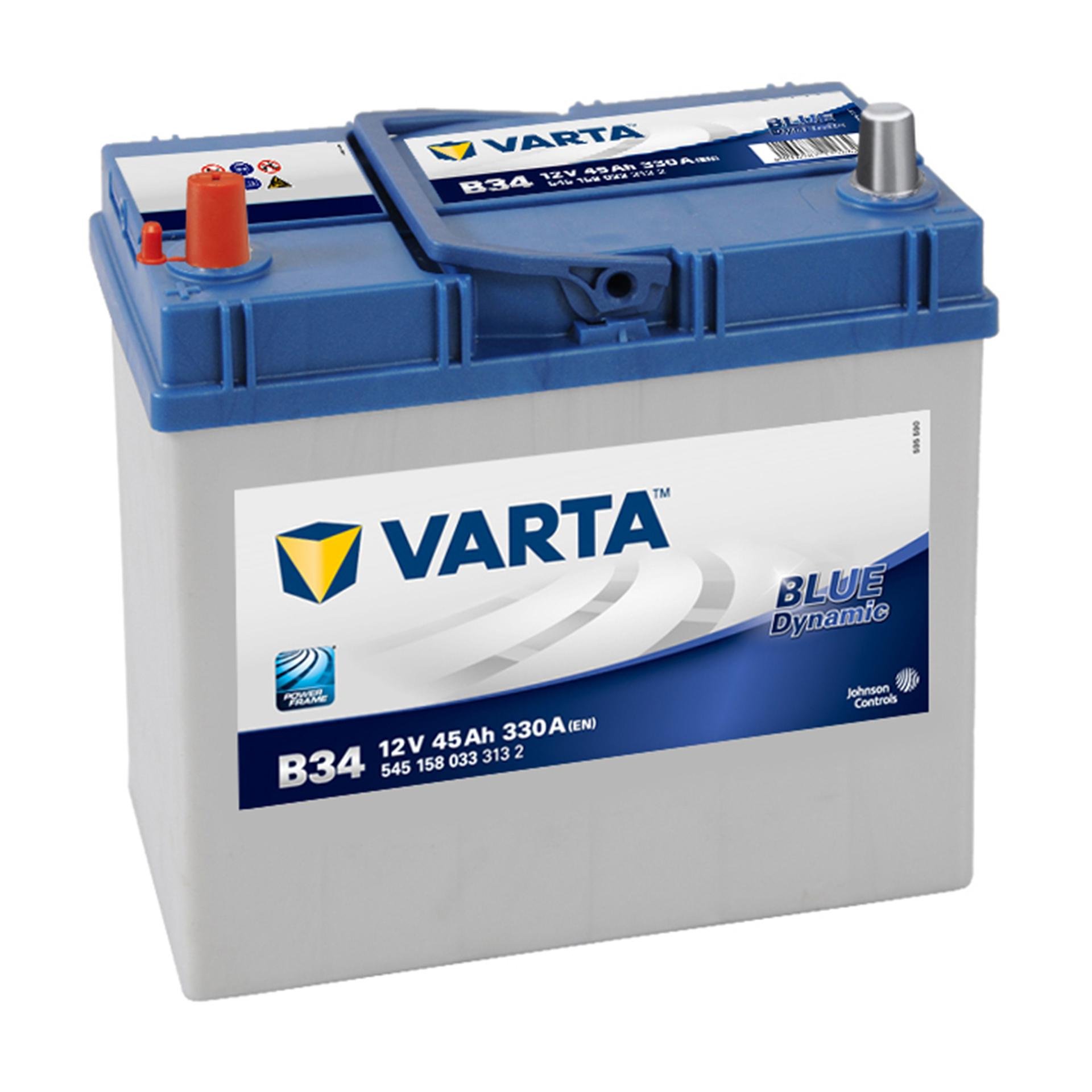 Акумулятор Varta Dynamic АЗИЯ B34 1 45 Аг Blue