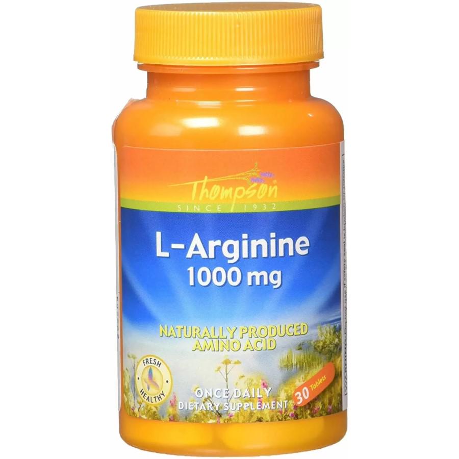 Аминокислота Thompson L-Arginine 1000 мг 30 таб. (8758)