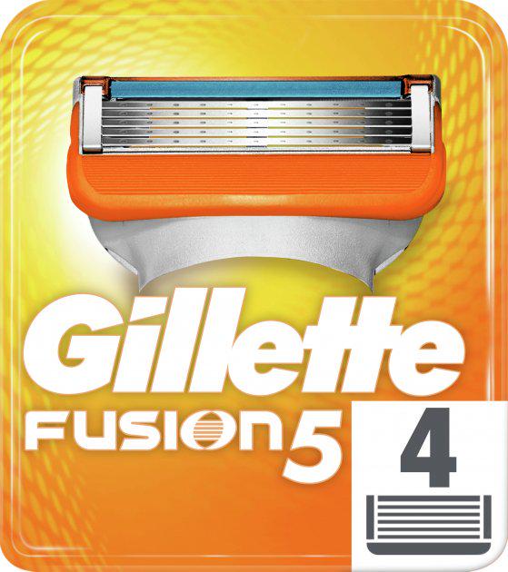 Картриджи сменные для бритья Fusion5 мужские Gillette Fusion 5 4 шт.
