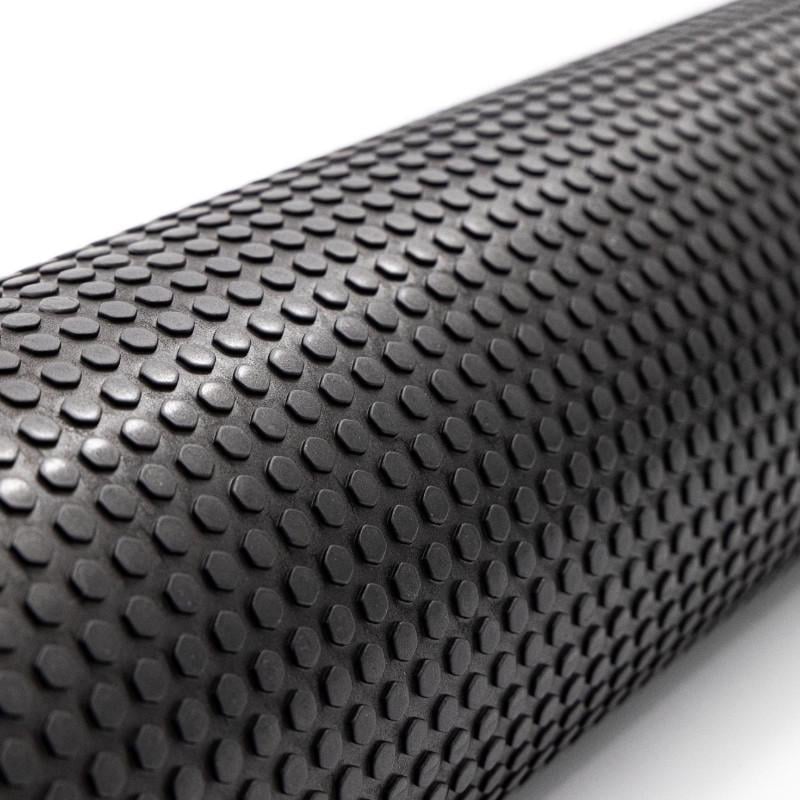 Ролик рулон массажный Feel Fit для йоги фитнеса 30х15 см Черный - фото 3