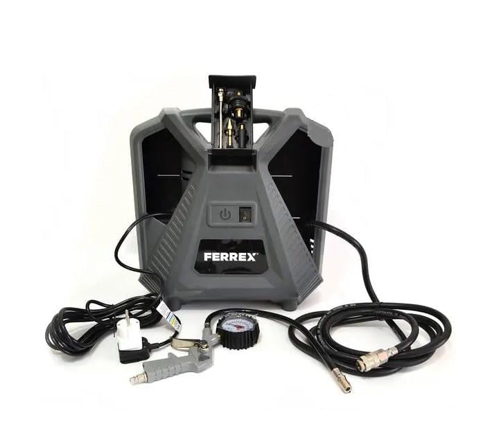 Компрессор безмасляный Ferrex CQB180D Серый (iz16666)