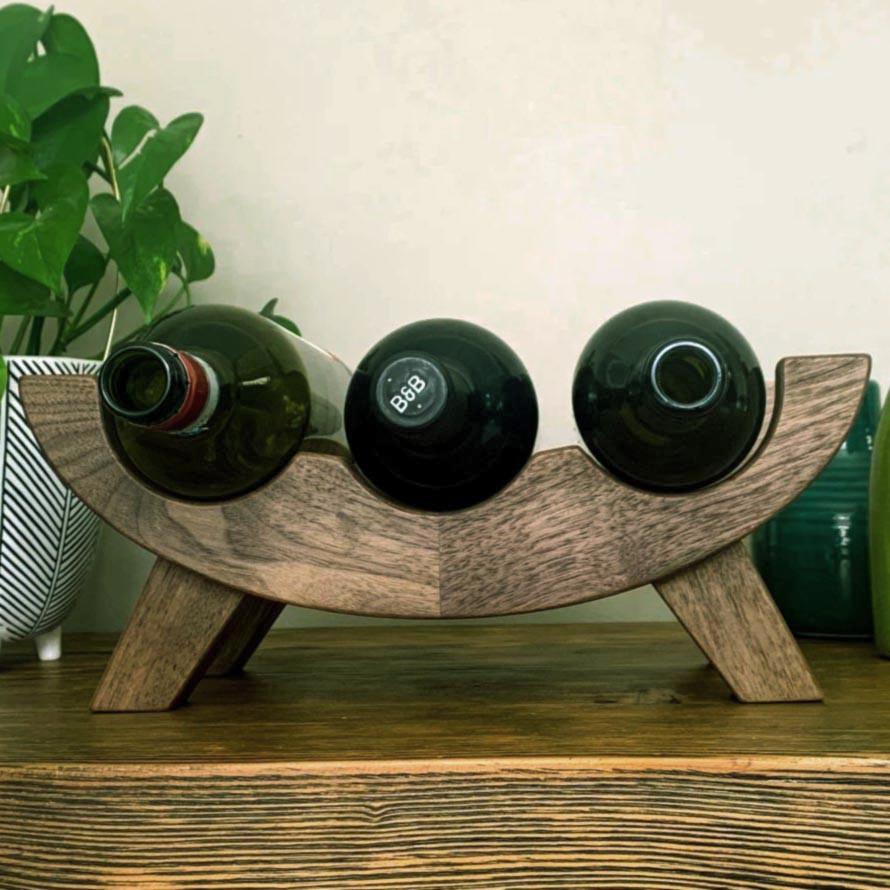 Полиця для вина настільна Болдуїн Сепія (Впс-009908)