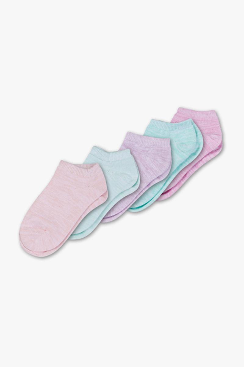 Носки C&A р. 27-30 5 пар Розовый/Мятный меланж (4181279892511)