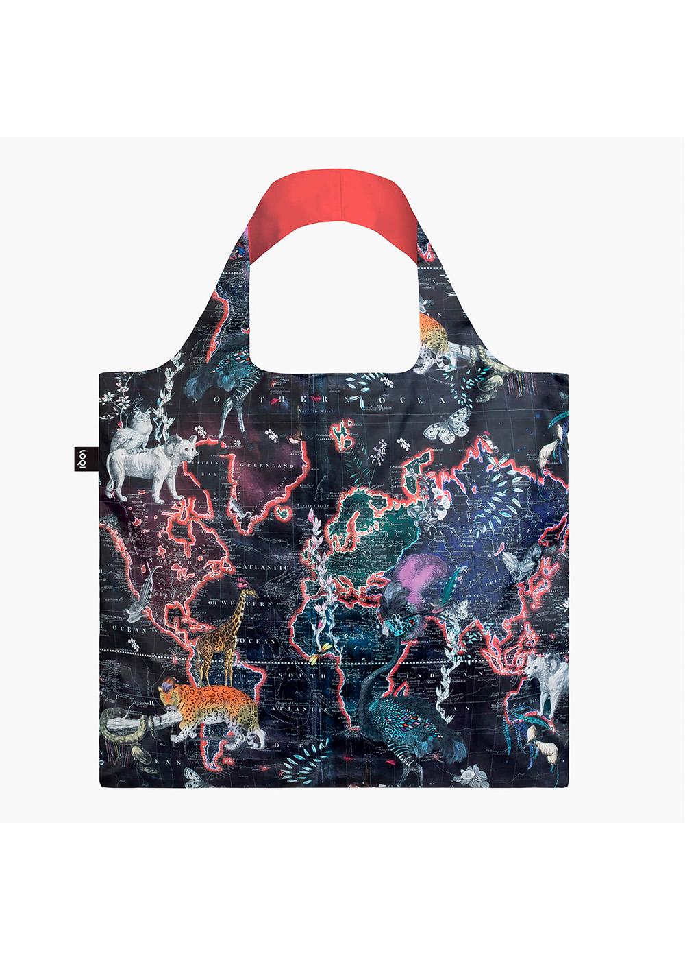 Сумка-шоппер Loqi KRISTJANA S WILLIAMS INTERIORS World Map Bag (KW.WM)