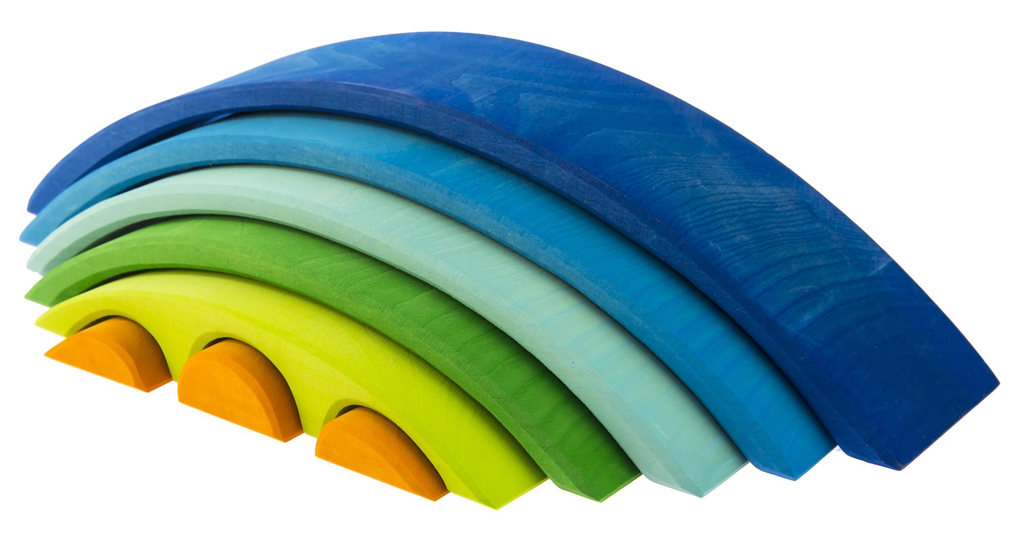 Конструктор-головоломка дерев'яний Nic Міст NIC523331 Синій (11605157) - фото 2 Конструктор-головоломка дерев'яний Nic Міст NIC523331 Синій (11605157) - фото 2