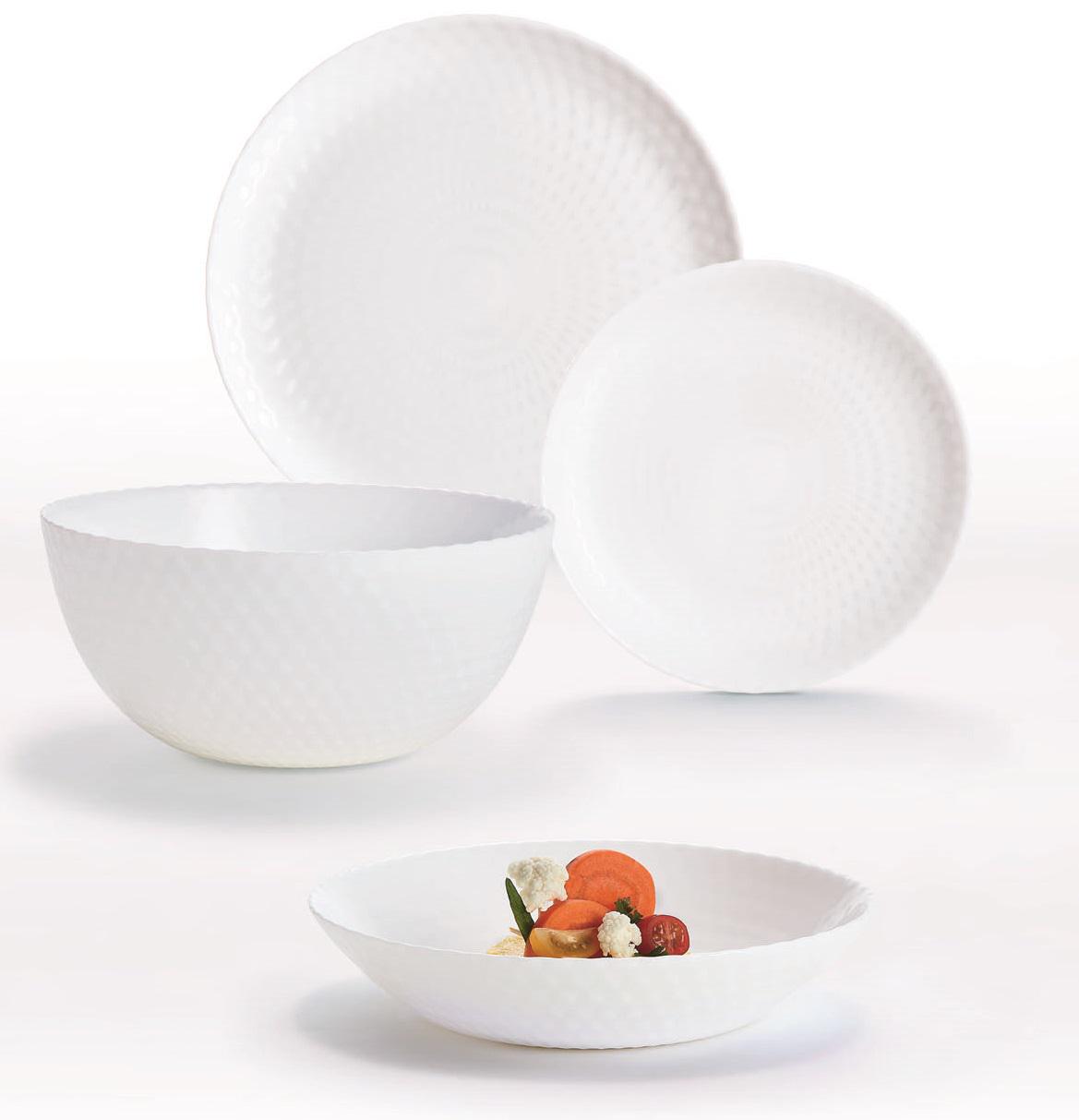 Сервіз LUMINARC PAMPILLE WHITE 19 шт. (UG-Q6158)