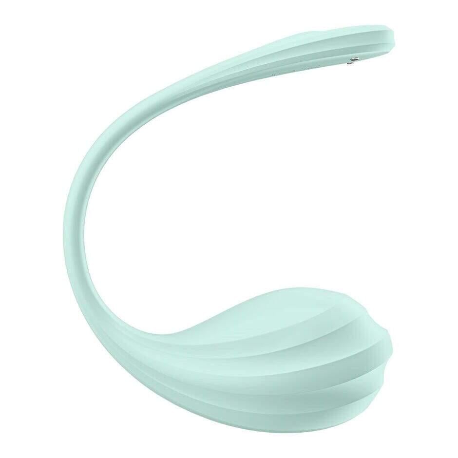 Смарт-виброяйцо Satisfyer Smooth Petal Connect App Mint (38024072)