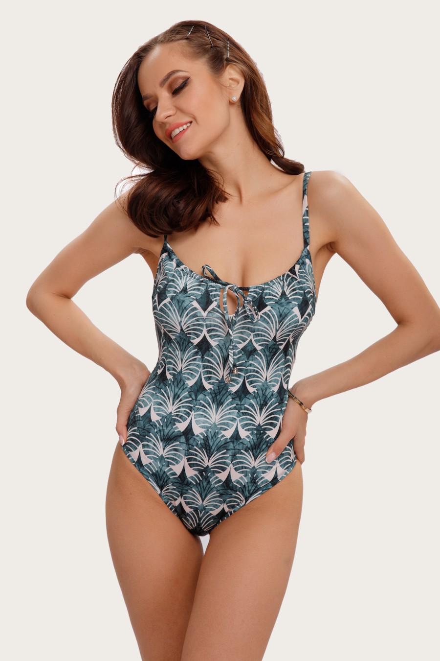 Купальник злитий з ущільненою чашкою Lida 42B/S Зелений (One color/76090)