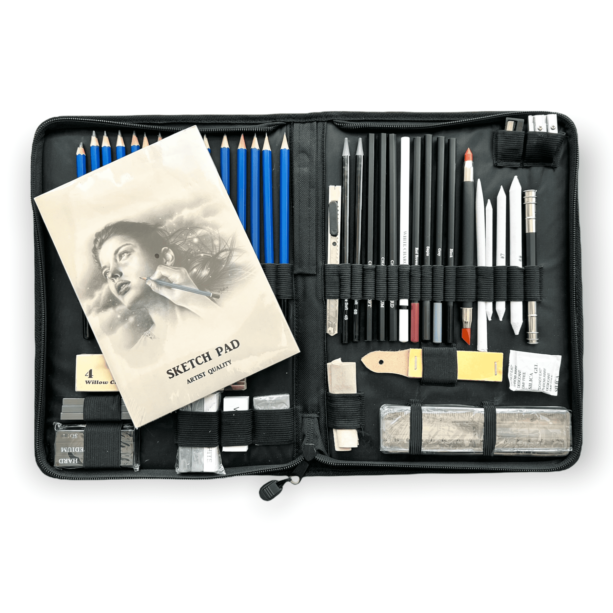 Набор карандашей Art Planet пантера для рисунка и графики 60 пр. графитовые карандаши - фото 2 Набор карандашей Art Planet пантера для рисунка и графики 60 пр. графитовые карандаши - фото 2