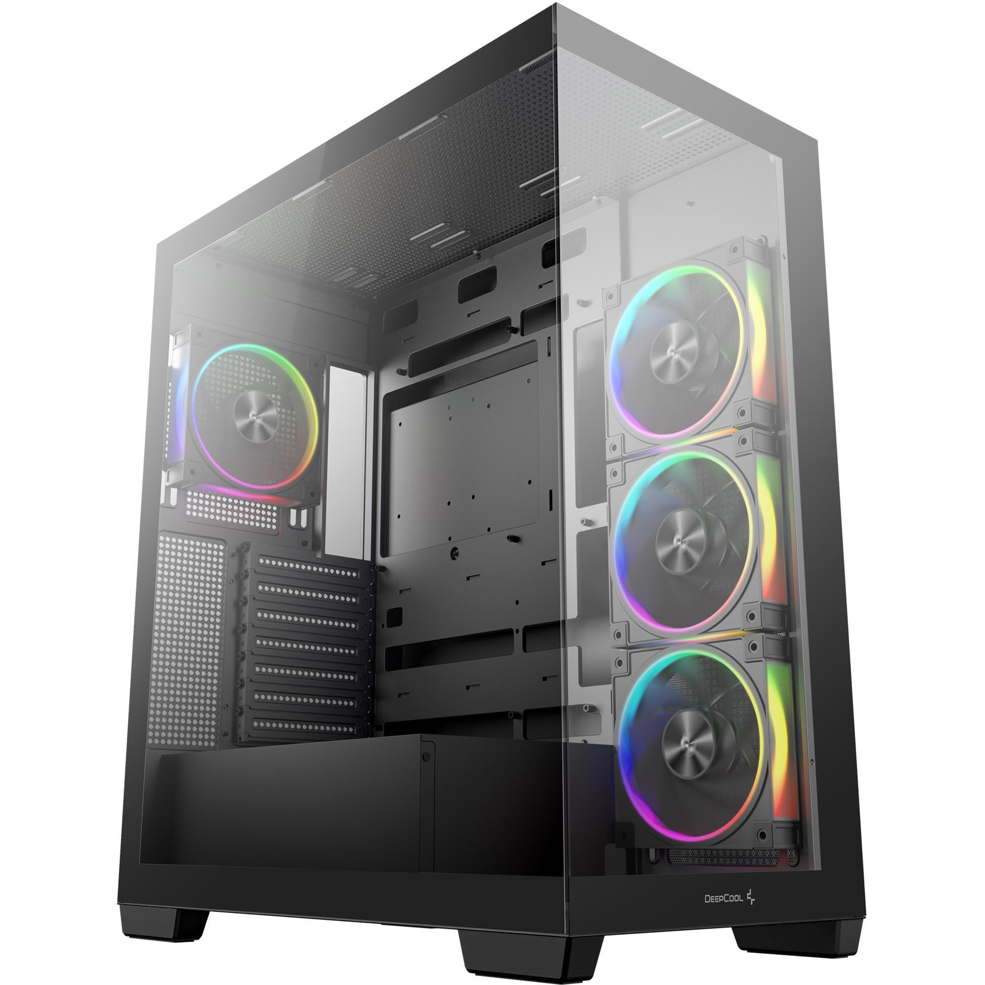 Корпус для ПК Deepcool CG580 4F V2 Midi-Tower no PSU ATX/MicroATX/Mini-ITX ARGB Black (R-CG580-BKADA4-G-2)