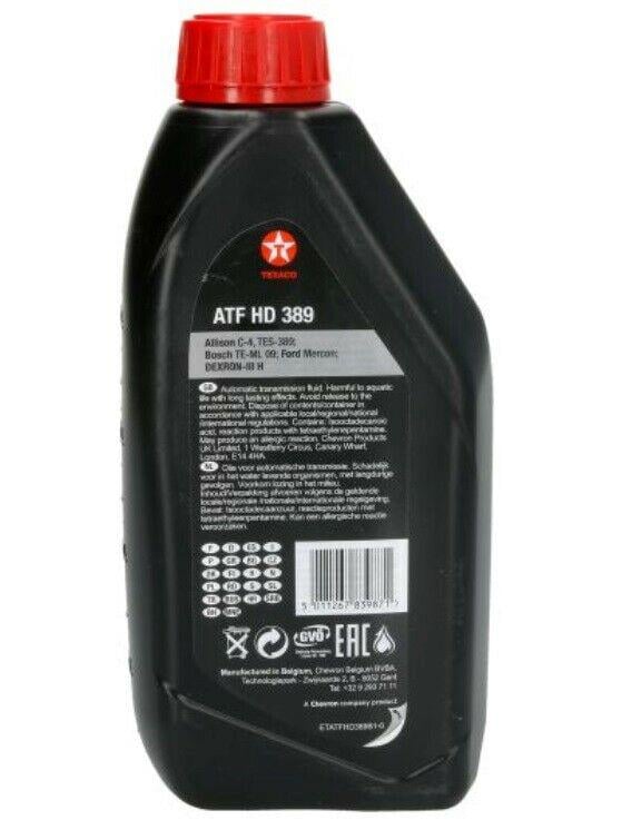 Трансмісійна олива Texaco ATF HD 389 1 л (803096NKE)