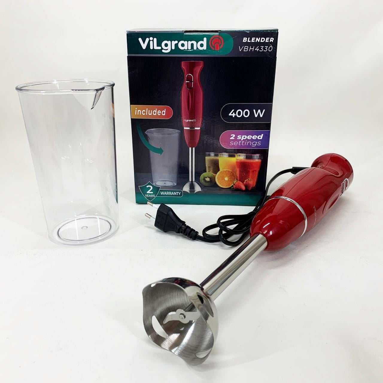 Блендер ViLgrand VBH4330 Червоний (13352425)