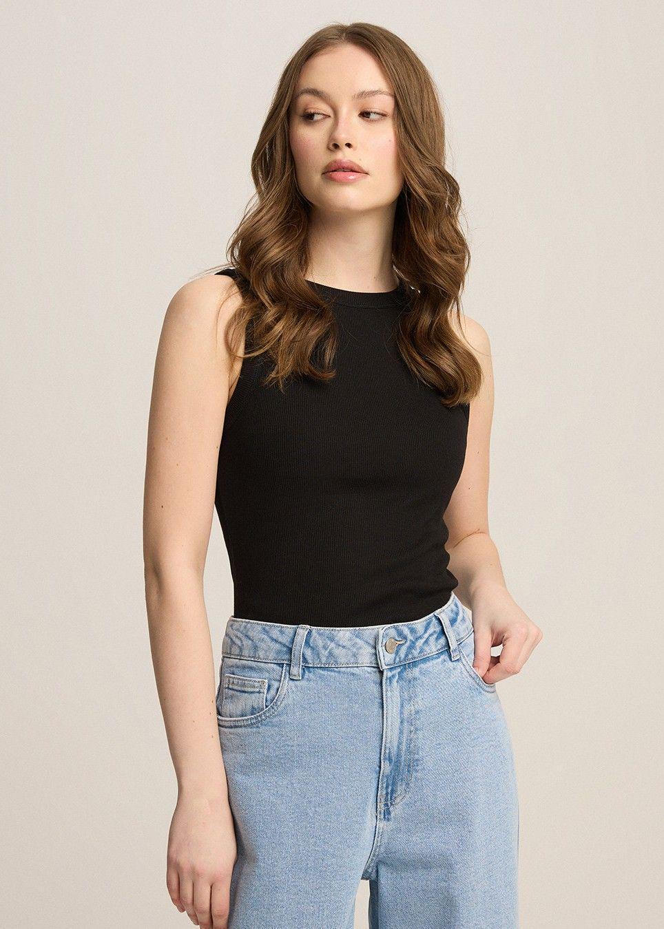 Топ женский в рубчик Diverse CHER XS Желтый (5905384113290)