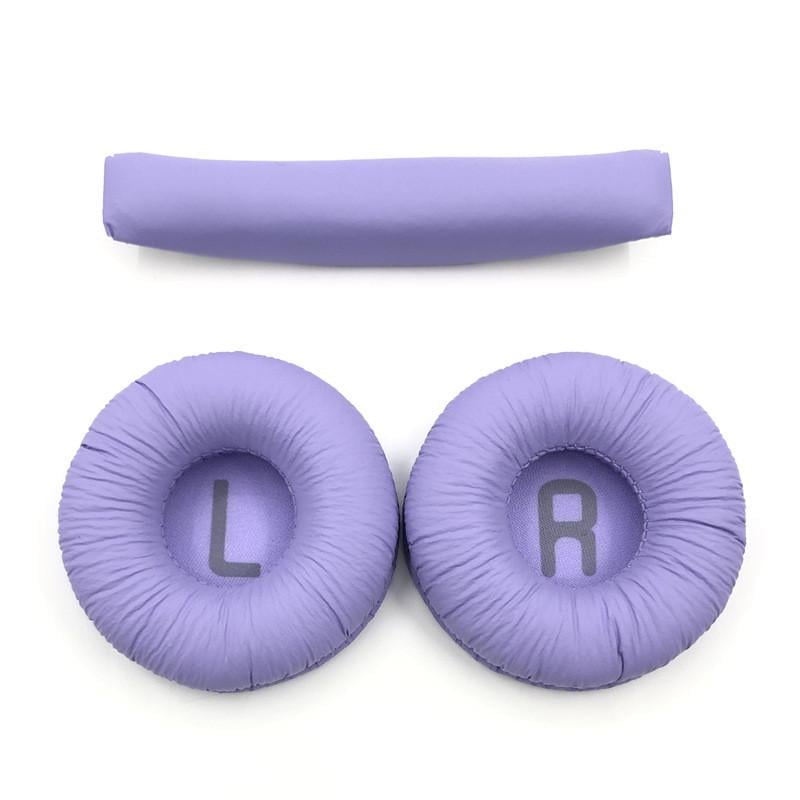 Комплект амбушюр и накладки для наушников JBL Tune 600 T450/T450BT/T500BT/JR300BT Фиолетовый