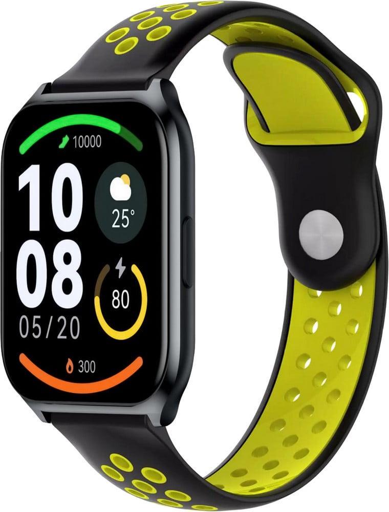 Ремінець Sport для Haylou Watch 2 Pro LS02 Pro Black/Yellow (40825-61)