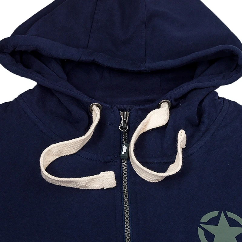 Толстовка чоловіча JEEP HOODED SWEATSHIRT FULL ZIP STAR&JEEP XL Синій (O102572-K878 XL) - фото 3 Толстовка чоловіча JEEP HOODED SWEATSHIRT FULL ZIP STAR&JEEP XL Синій (O102572-K878 XL) - фото 3