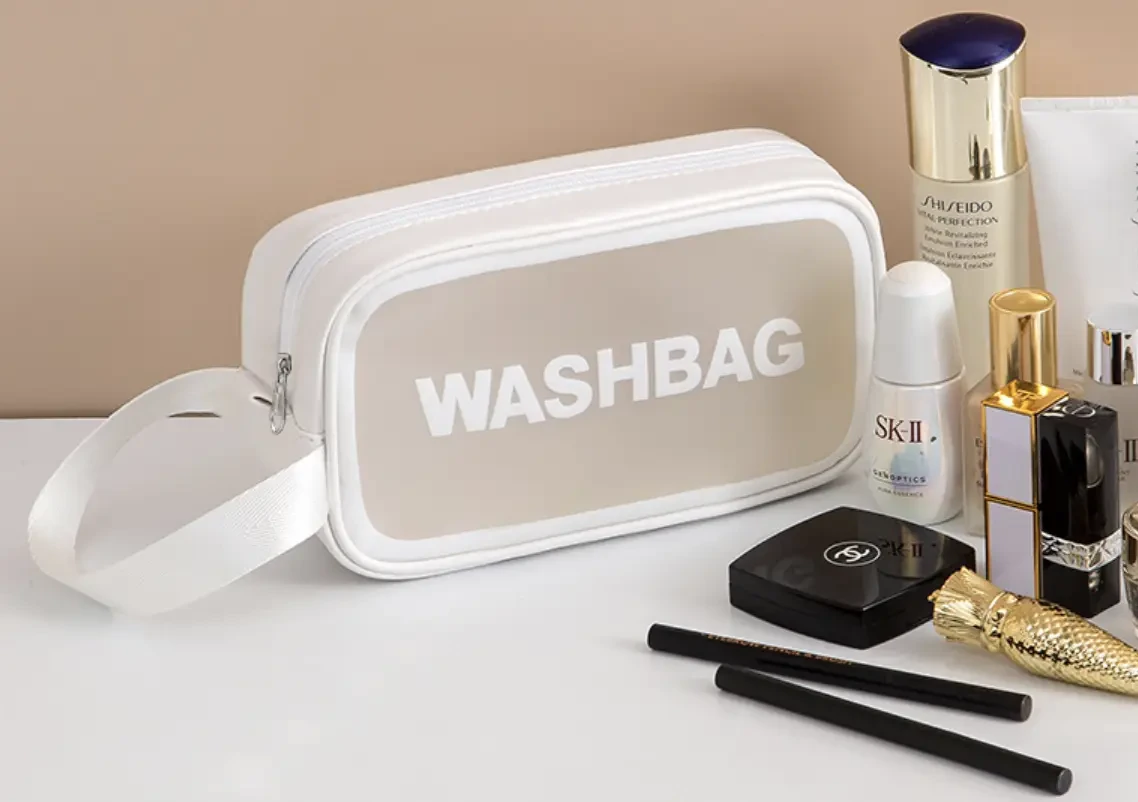 Комплект косметичок-органайзерів 3в1 водонепроникний прозорий Білий (2449070801) - фото 5