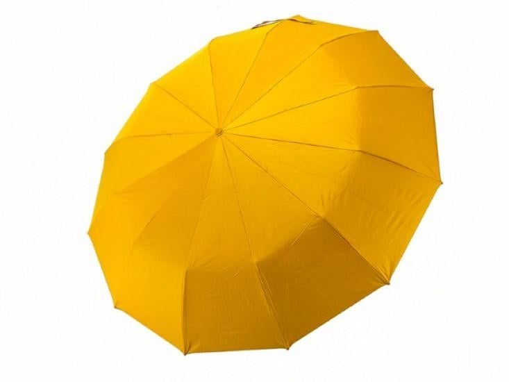 Зонтик-автомат женский SKS 6165 антиветер/прорезиненная ручка/12 карбоновых спиц Желтый (32926383)