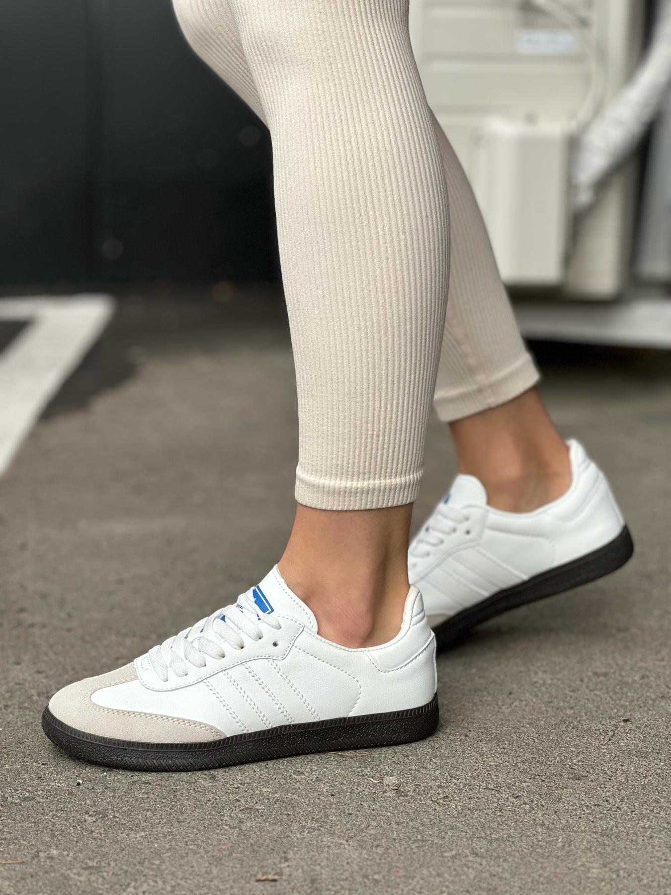 Кеды женские из натуральной кожи Белый (10045359) - фото 3 Кеды женские из натуральной кожи Белый (10045359) - фото 3