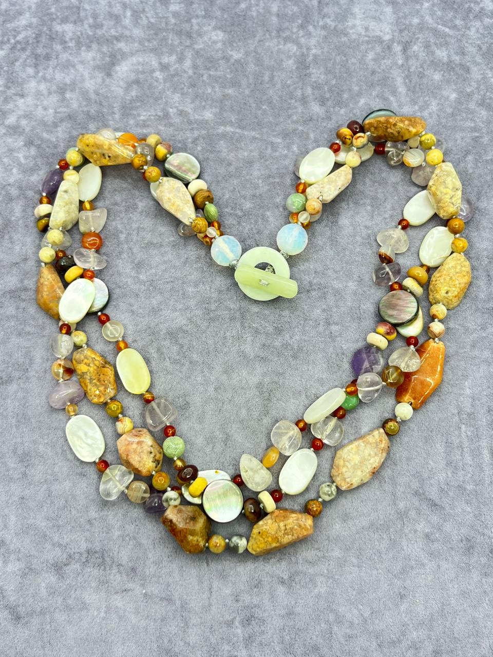 Намисто самоцвіти 54 см Різнокольоровий (10162)