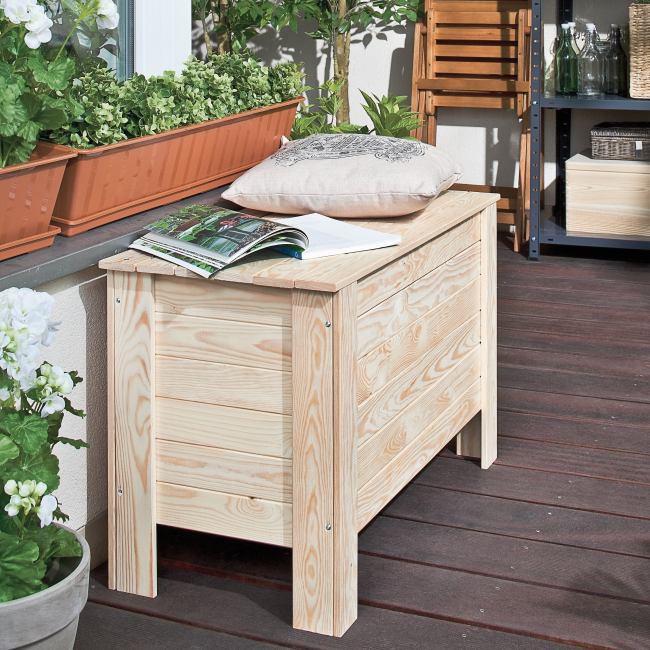 Сундук напольный из дерева Квандо Бланже (СНД-001701)