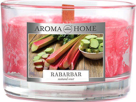 Ароматизированная свеча из натурального воска Aroma Home Rabarbar 115 г (8530)