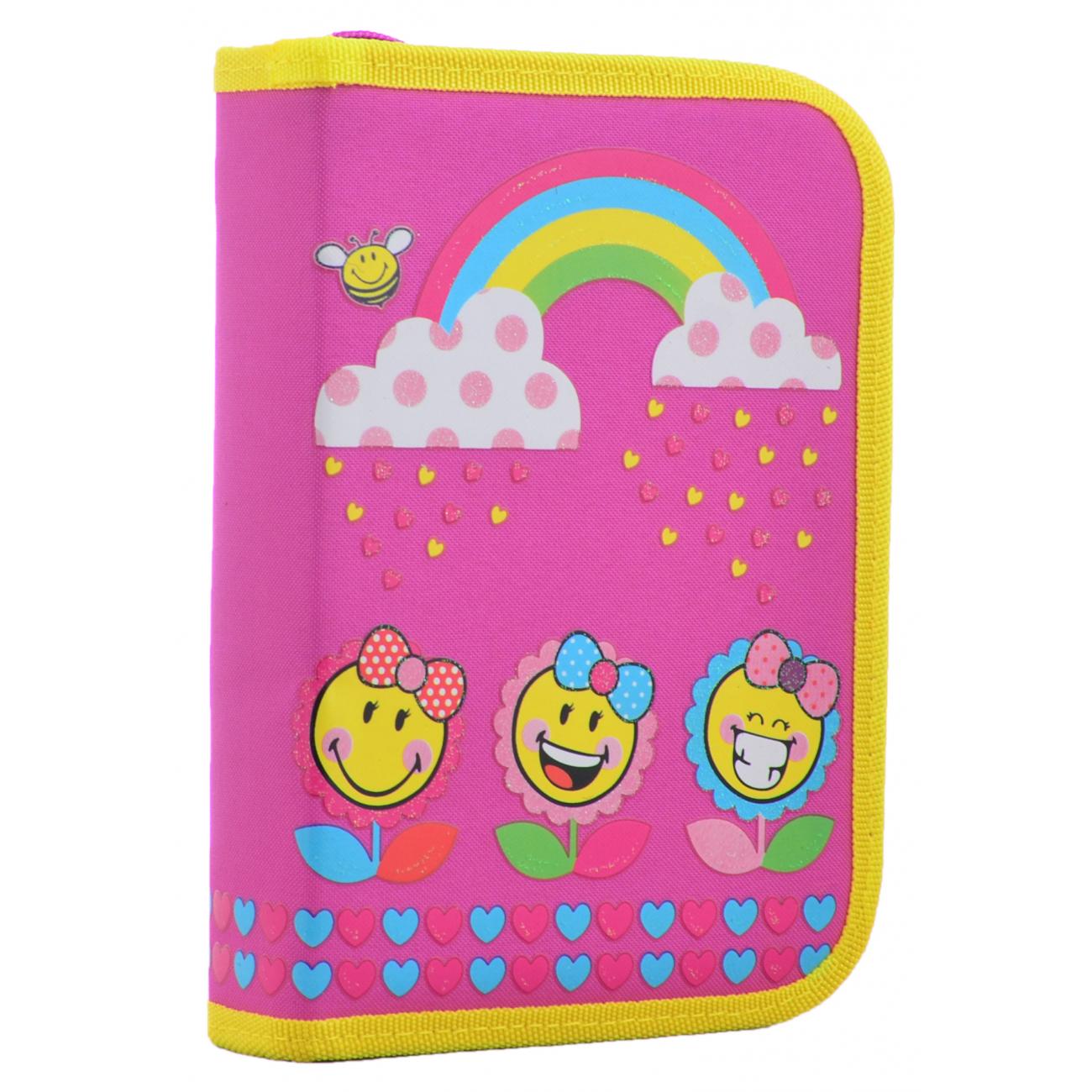 Пенал твердый YES одинарный с двумя клапанами Smile (531800)