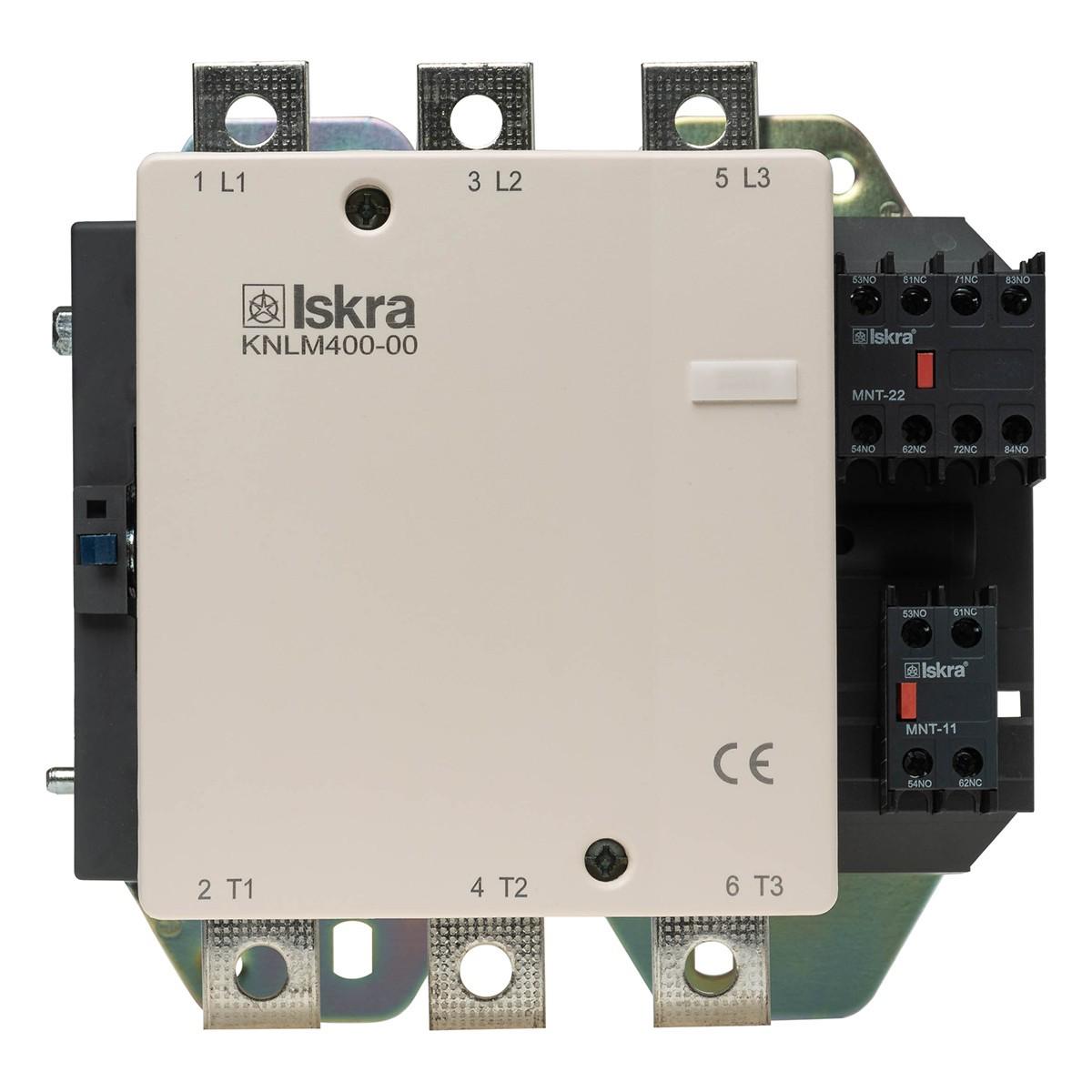 Контактор Iskra KNLM400-00 400 А 220/230 В 50/60 Hz (786030062000) - фото 3 Контактор Iskra KNLM400-00 400 А 220/230 В 50/60 Hz (786030062000) - фото 3