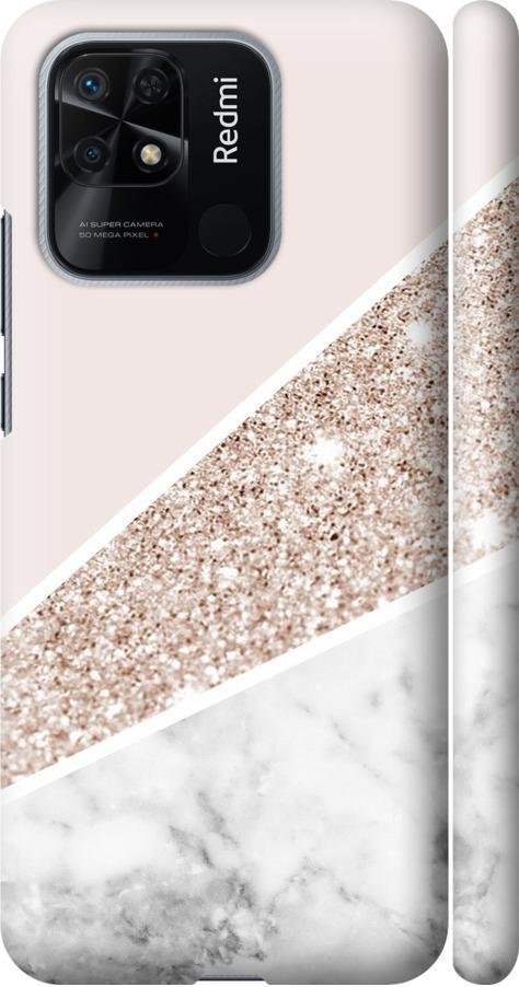 Чехол на Xiaomi Redmi 10C Пастельный мрамор (4342m-2591-42517)