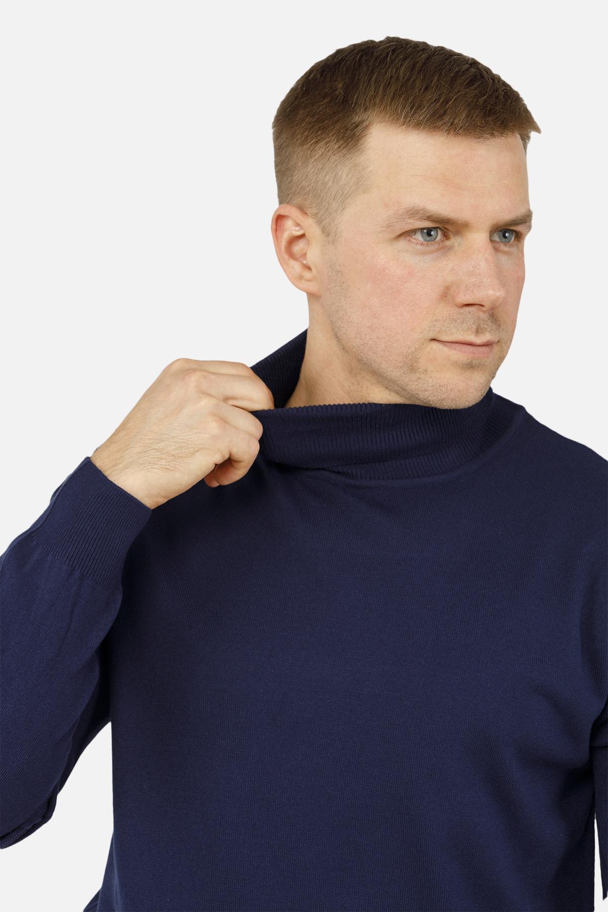 Гольф мужской ЦБ-00260685 р. 46 Темно-синий (SKT001023021) - фото 2 Гольф мужской ЦБ-00260685 р. 46 Темно-синий (SKT001023021) - фото 2